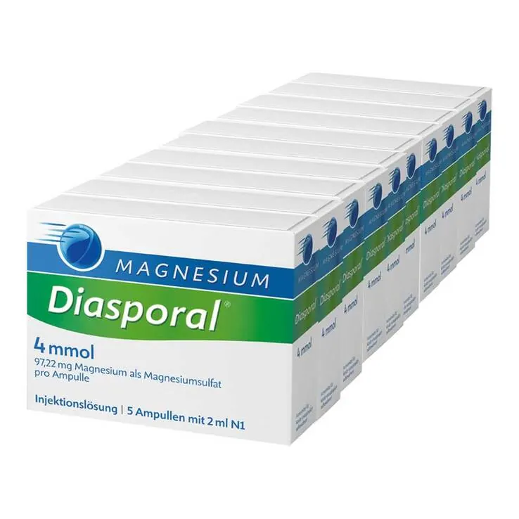 Magnesium Diasporal 4 mmol Ampullen, 50X2 ml