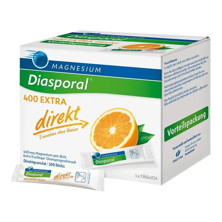 Magnesium Diasporal 400 Extra direkt Granulat, 100 St