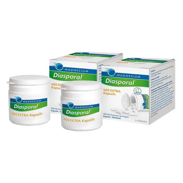 Magnesium Diasporal 400 Extra Kapseln, 2x100 St