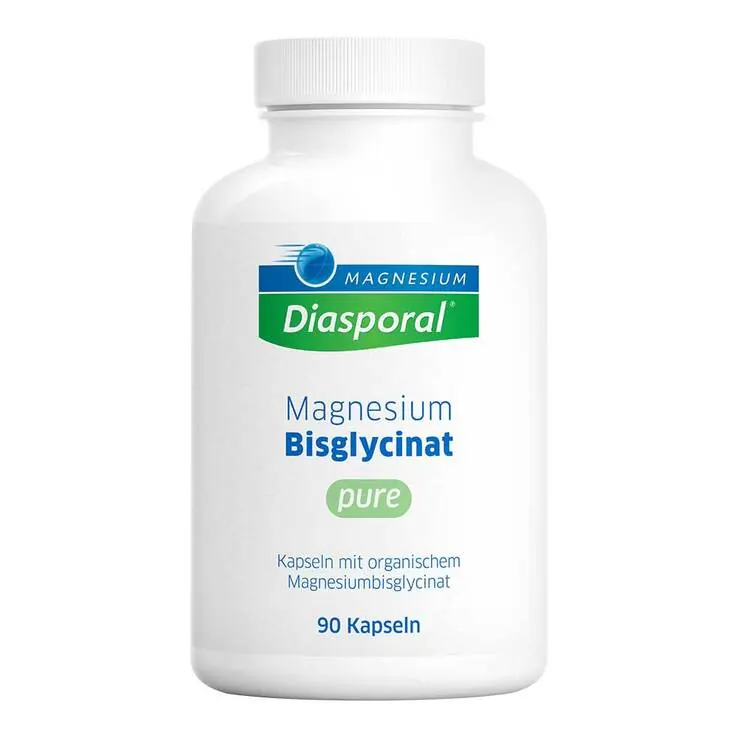 Magnesium Diasporal Bisglycinat pure Kapseln, 90 St