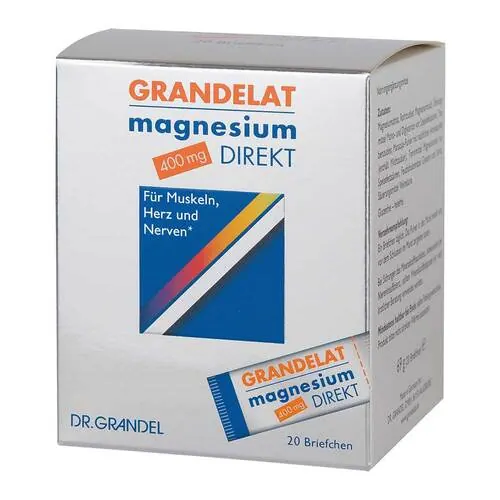 Magnesium Direkt 400 mg Grandelat Pulver, 20 St