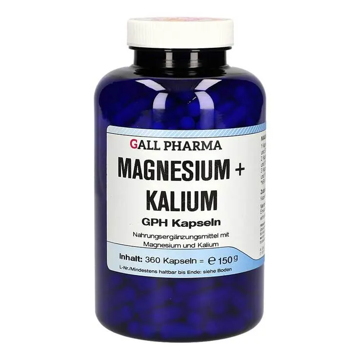 Magnesium + Kalium GPH Kapseln, 360 St