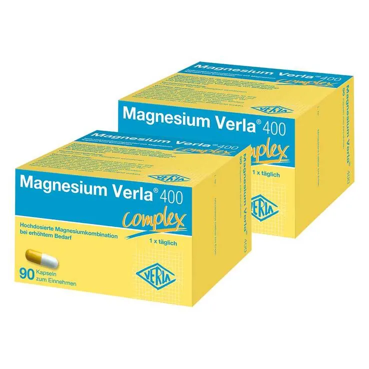 Magnesium Verla 400 Kapseln, 2x90 St