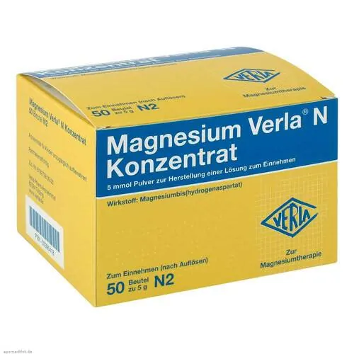Magnesium Verla N Konzentrat Pulver zur H.e.L.zum Einnehmen , 50 St