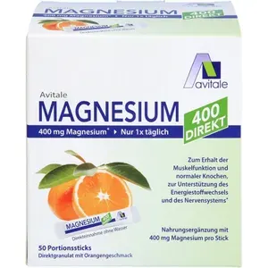 MAGNESIUM400direktOrangePortionssticks50Stück