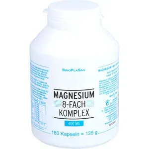 MAGNESIUM8fachKomplex400mgKapseln180Stück