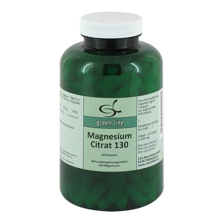 Magnesiumcitrat 130 mg Magnesium Kapseln, 120 St