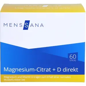 MAGNESIUMCITRAT+DdirektMensSanaPulver60Stück