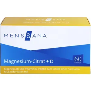 MAGNESIUMCITRAT+DMensSanaKapseln60Stück
