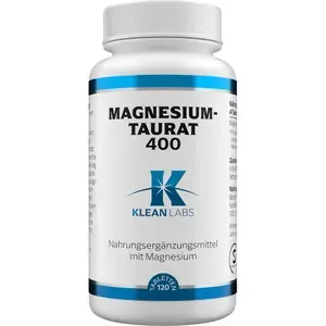MAGNESIUMTAURAT400KLEANLABSTabletten120Stück
