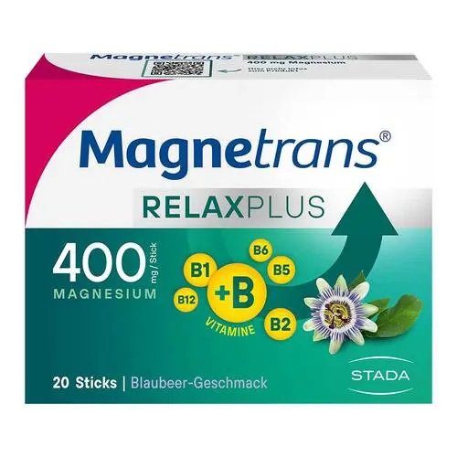 Magnetrans Relax + 400 mg Granulat Sticks Blaubeere, 20 St