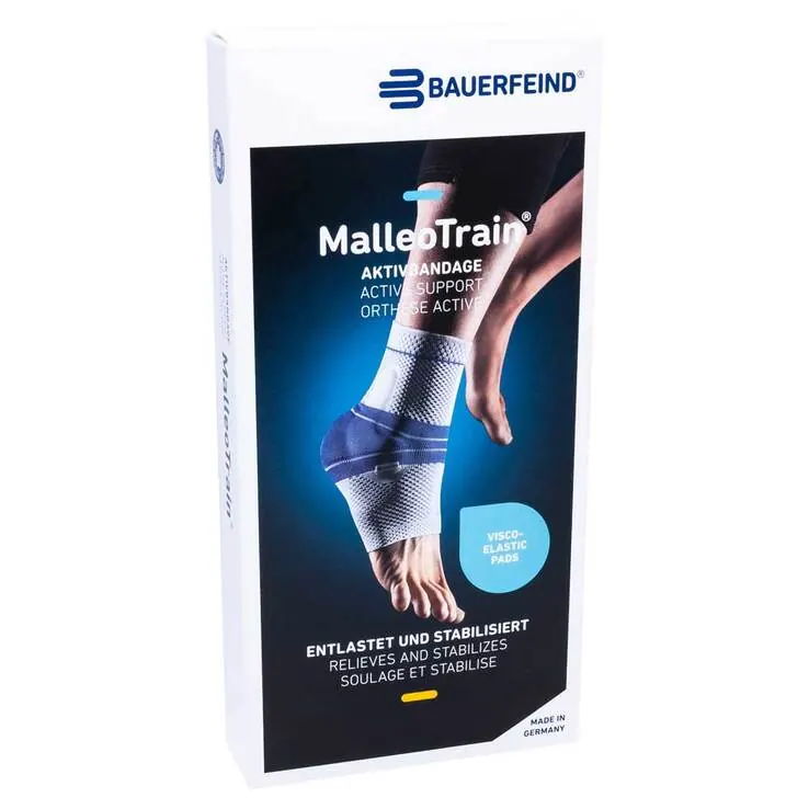 Malleotrain Sprunggelenkbandage Größe 6 links titan, 1 St
