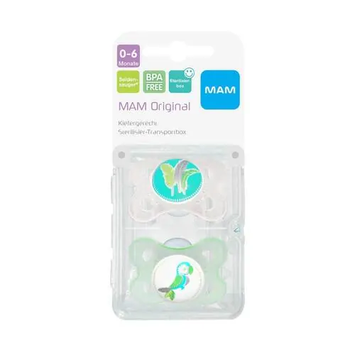 Mam Original Silikon 0-6 Monate, 2 St