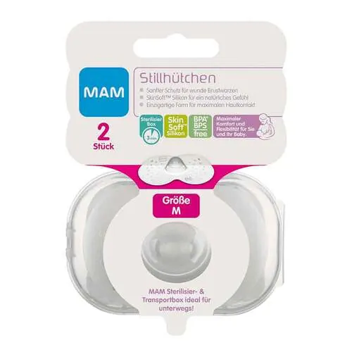 Mam Stillhütchen Größe M, 2 St