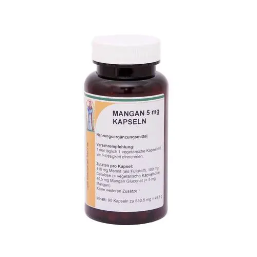 MANGAN 5 mg Gluconat Kapseln, 90 St