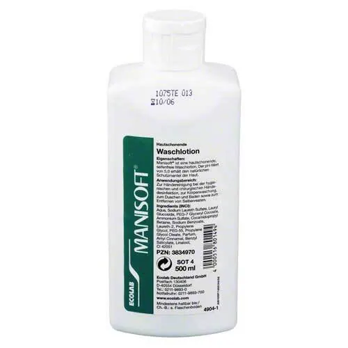 MANISOFT Waschlotion Spenderflasche, 500 ml