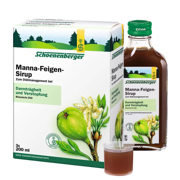 Manna Feigen Sirup Schoenenberger, 3X200 ml