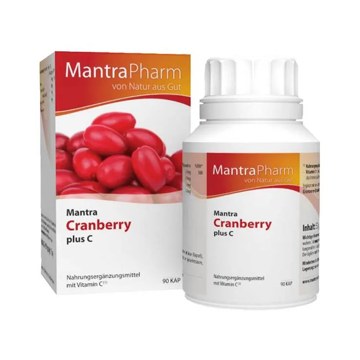 Mantra Cranberry Plus C Kaps, 90 St