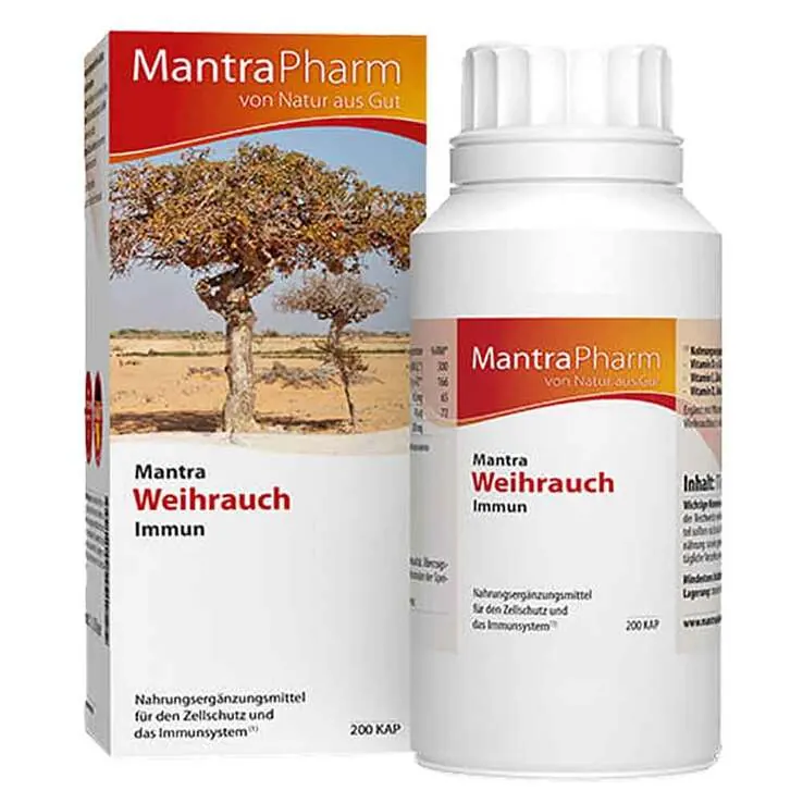 Mantra Weihrauch Immun Kapseln, 200 St
