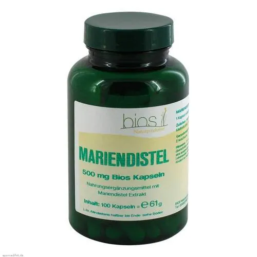 Mariendistel 500 mg Bios Kapseln, 100 St