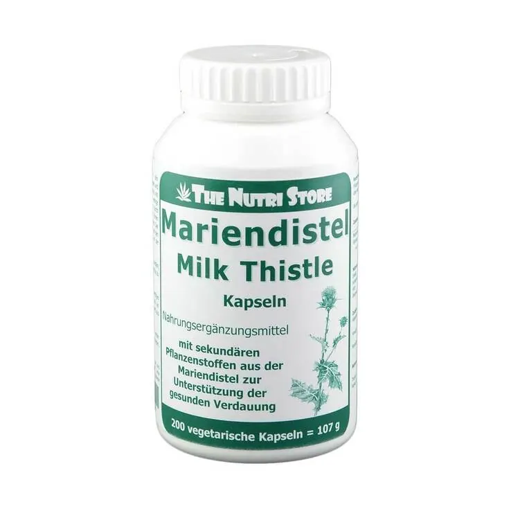 Mariendistel Milk Thistle 200 mg vegetarische Kapseln, 200 St