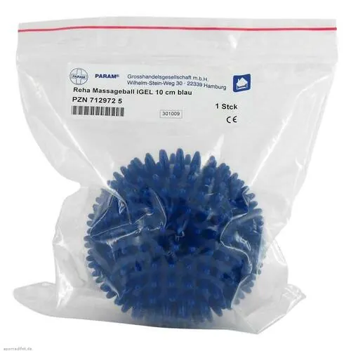 Massageball Igel 10 cm blau, 1 St