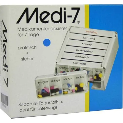 Medi 7 Medikamentendos.für 7 Tage blau, 1 St