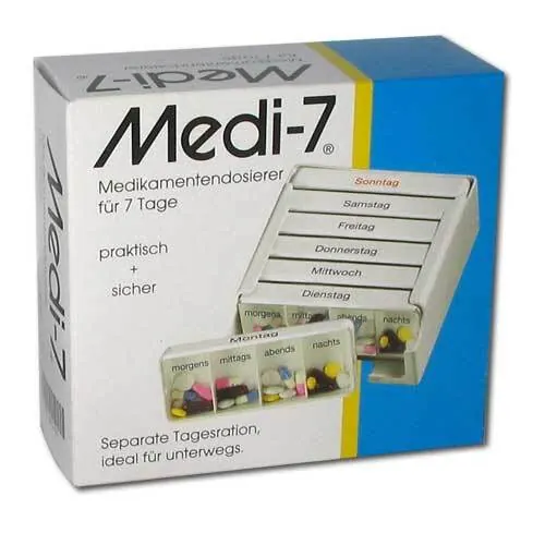 Medi 7 Medikamentendos.für 7 Tage weiß, 1 St