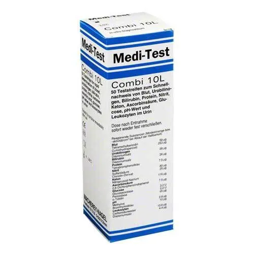 Medi-Test Combi 10 L Teststreifen, 50 St
