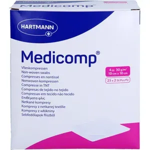 MEDICOMPVlieskomp.steril10x10cm4fach25X2St