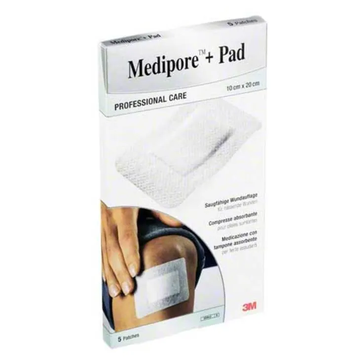 Medipore + Pad 3M 10x20cm 3570NP Pflaster, 5 St