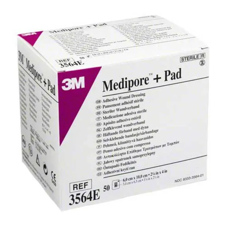 Medipore Plus Pad 3564E ster, 50 St