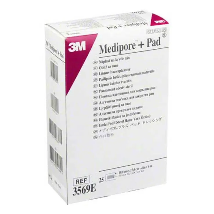 Medipore Plus Pad 3569E ster, 25 St