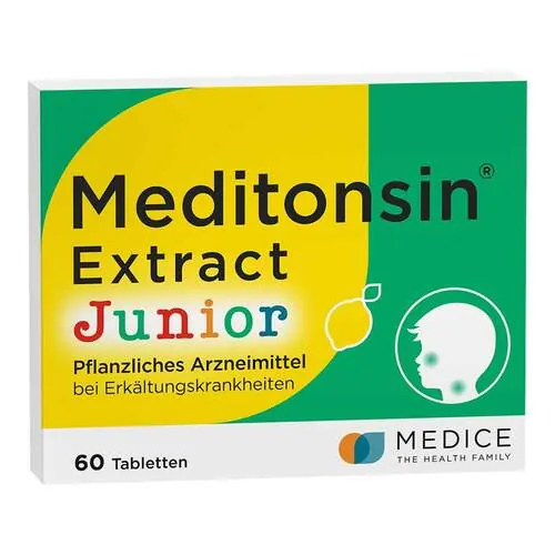 Meditonsin Extract Junior pflanzl.Erkältungstabletten , 60 St