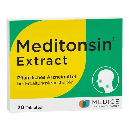 Meditonsin Extract pflanzliche Erkältungstabletten, 20 St