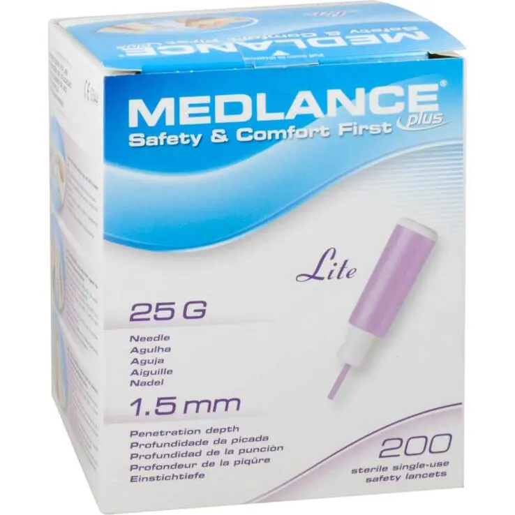 Medlance Plus Lite Sicherheitslanzetten 25 G, 200 St