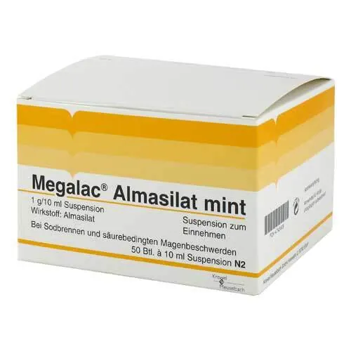 Megalac Almasilat mint Suspension, 50X10 ml