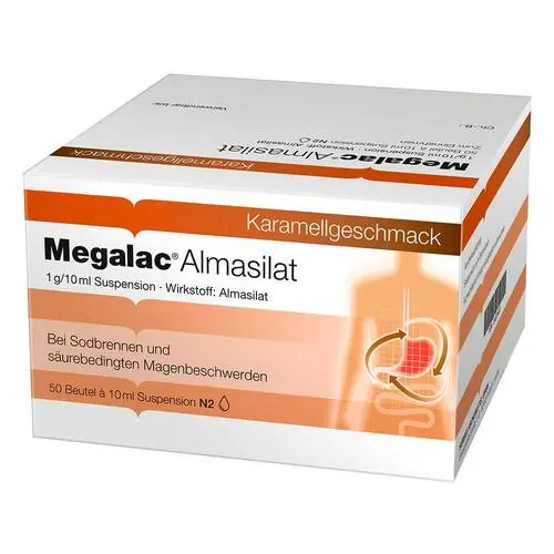 Megalac Almasilat Suspension, 50X10 ml