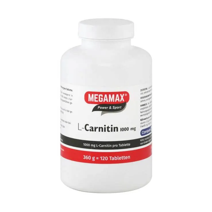 Megamax L Carnitin 1000 mg Tabletten, 120 St