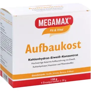 MEGAMAXAufbaukost4SortenPulver4X30g