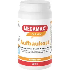 MEGAMAXAufbaukostErdbeerePulver500g