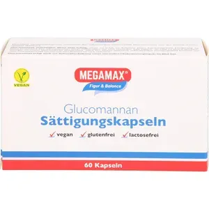 MEGAMAXSättigungskapselnGlucomannan60Stück