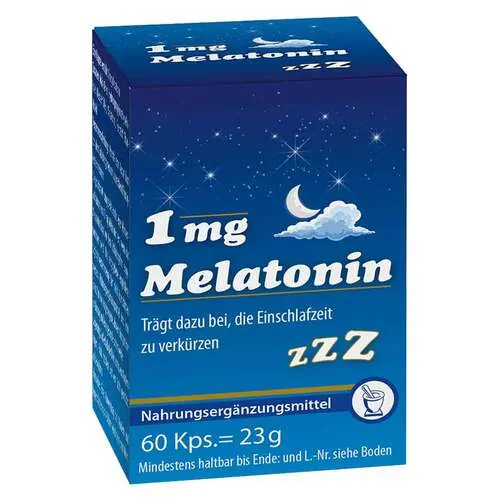 Melatonin 1 mg Kapseln, 60 St