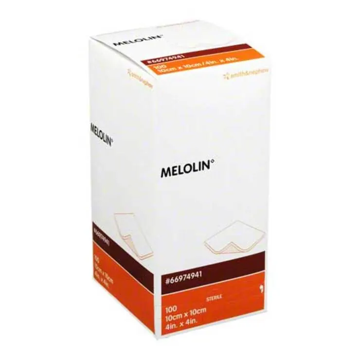 Melolin 10x10cm Wundauflagen, 100 St