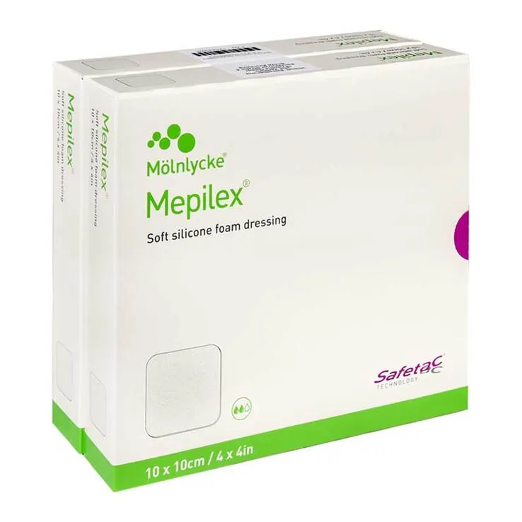 Mepilex 10x10 cm Schaumverband, 10 St