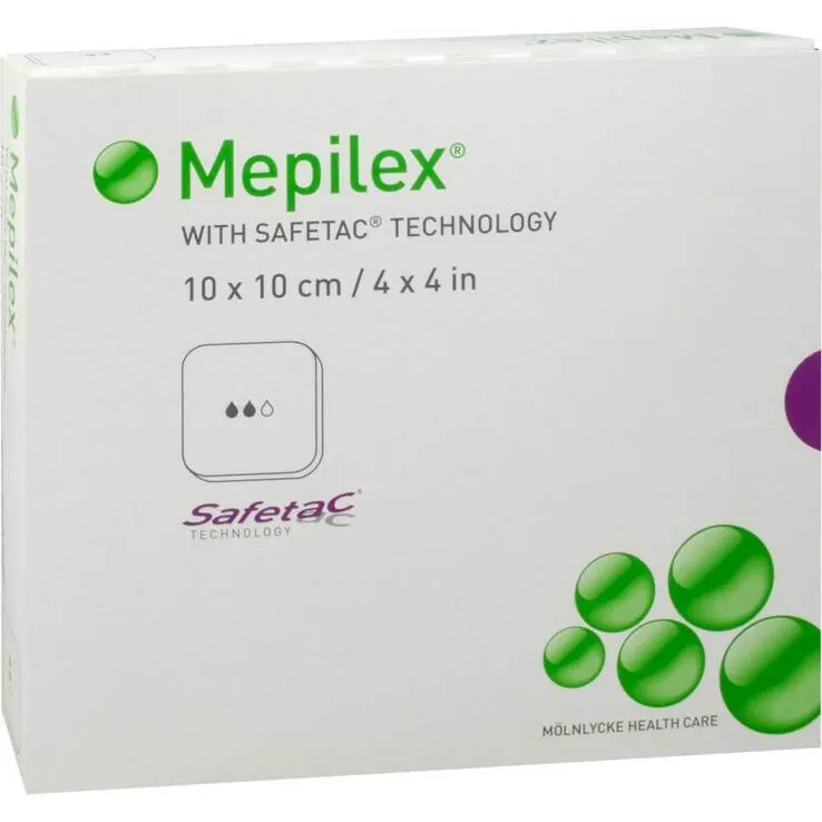 Mepilex 10x10cm Schaumverband Cpc, 5 St