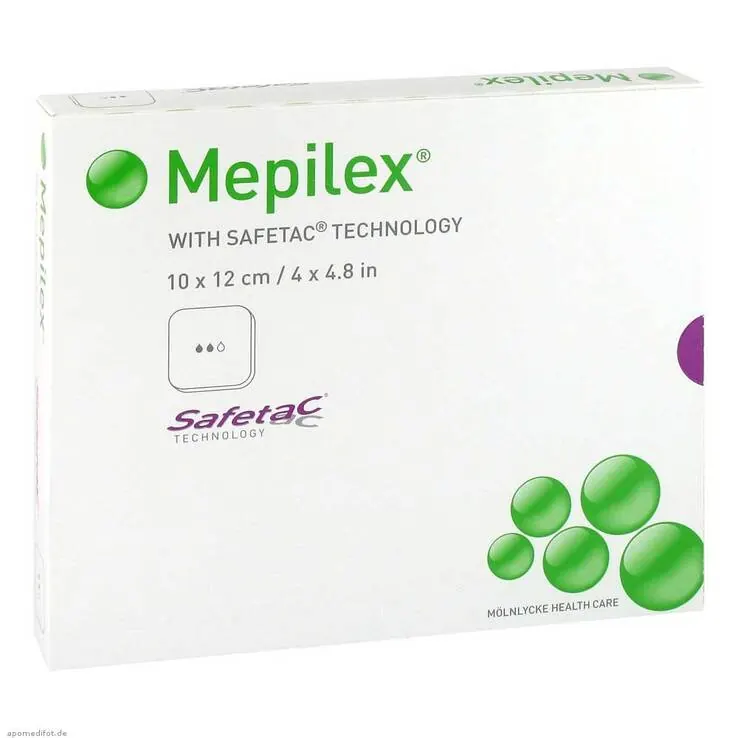 Mepilex 10x12cm Verband, 5 St