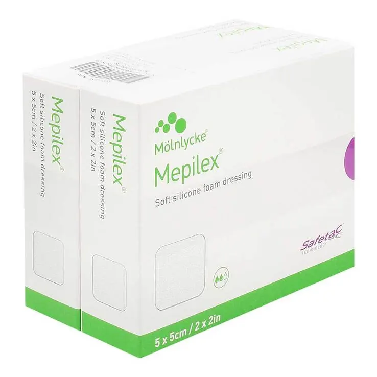 Mepilex 5x5 cm Schaumverband, 10 St