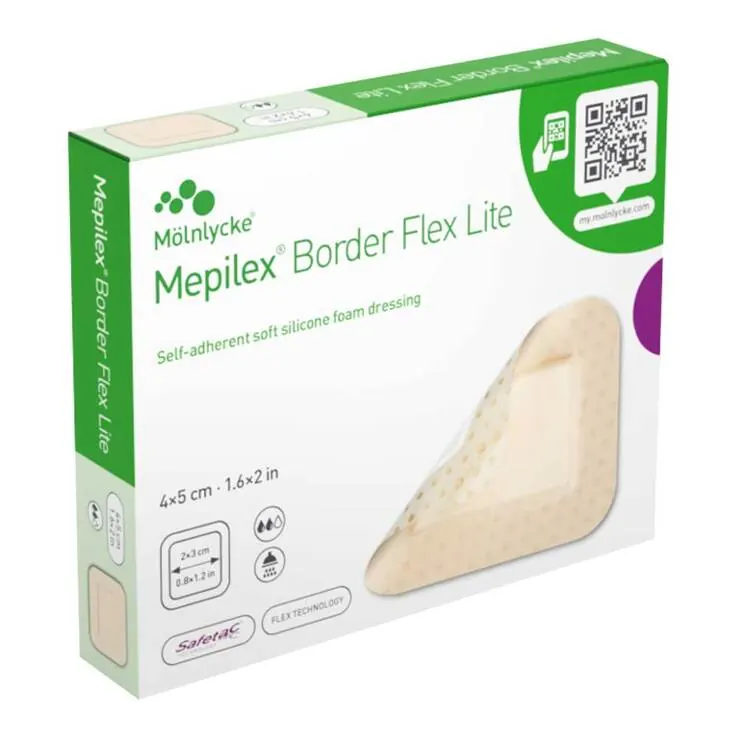 Mepilex Border Flex Lite Schaumverband 4x5 cm, 10 St