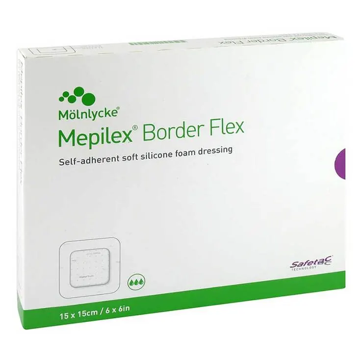 Mepilex Border Flex Schaumverband haft.15x15 cm, 10 St